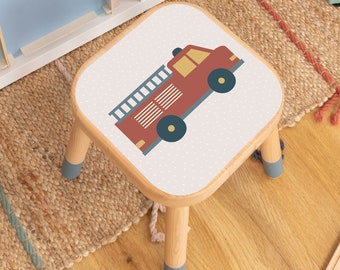 Adhesive film for IKEA FLISAT stool - fire brigade