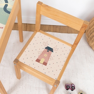 Adhesive film for IKEA LÄTT children's chair - Mill