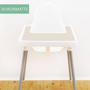 Charlotte Bronte rietje Geruïneerd Silicone Mat for IKEA Antilop High Chair Non-slip Eucalyptus - Etsy New  Zealand