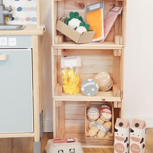 DIY kit accessories for children&#39;s kitchen and shop as download