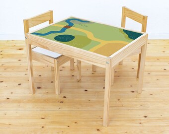 Stickers Boerderij Ikea Ontbreken Kinder Tafel Spel Tafel Etsy