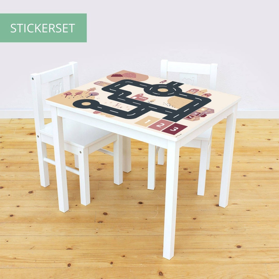 Deens Knorrig uitvoeren Sticker speeltafel straat voor IKEA KRITTER kindertafel - Etsy Nederland