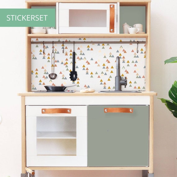 ga zo door marathon Basistheorie Zelfklevende folie voor IKEA DUKTIG kinderkeuken Trianglig - Etsy België