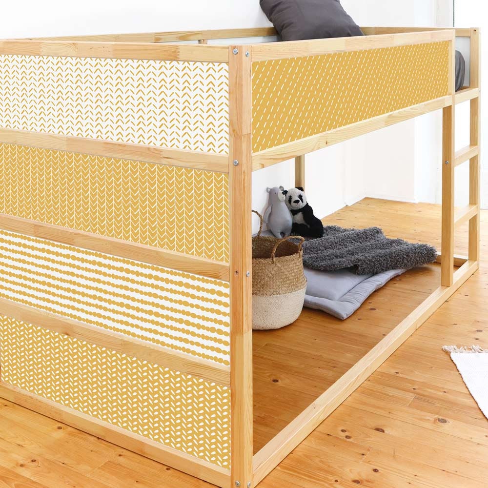 Autocollants Ikea Kura Sticker Loft Lit Lit Enfant Bois Etsy