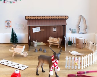 LIMMALAND Wichtel Zubehörset mit Wichtelbuch – Rentier Set