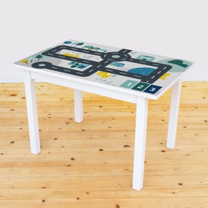 SUNDVIK mesa para niños, gris, 76x50 cm - IKEA