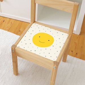 Adhesive film for IKEA LÄTT children's chair - Smiley