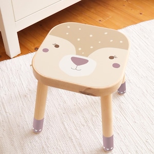 Klebefolie für IKEA FLISAT Kinderhocker - Reh