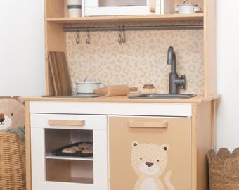 Sticker for IKEA DUKTIG Kids Kitchen leopard