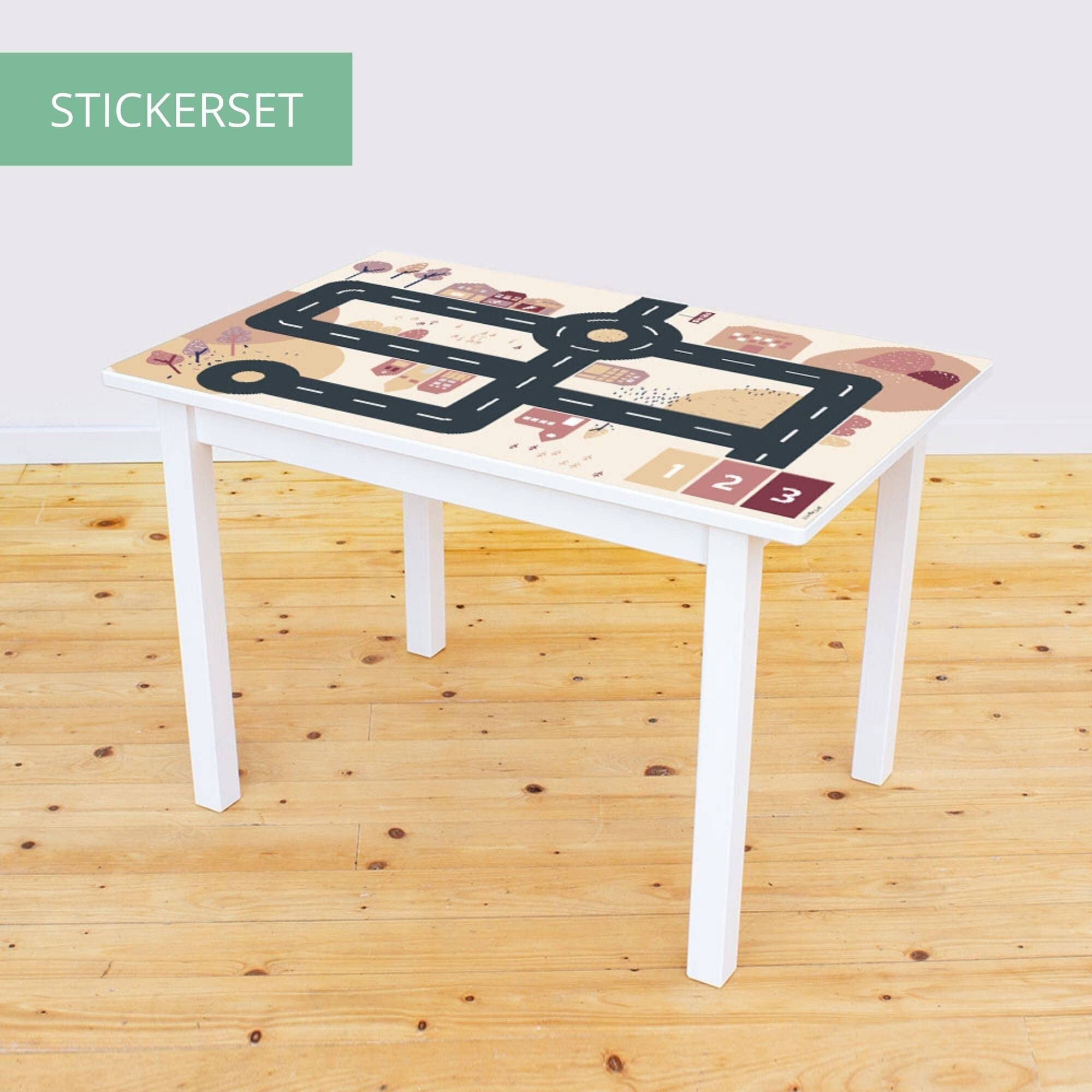 Altijd Sjah Reis Sticker Play Table Street for IKEA SUNDVIK - Etsy Finland