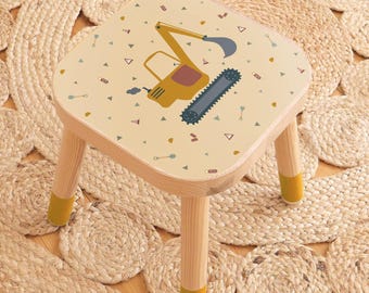 Adhesive film for IKEA FLISAT stool - excavator