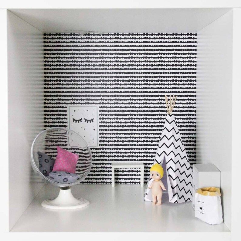 Sticker dollhouse dollhouse wallpaper KALLAX IKEA decal Etsy