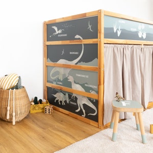 Sticker for IKEA KURA Bed Dinosaur image 1