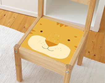 Autocollant/Feuille adhésive pour la chaise IKEA LÄTT - le tigre