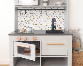 Colorful adhesive film for IKEA SILLTRUT children's kitchen