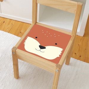 Adhesive foil/Sticker for IKEA LÄTT chair - fox