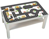 play mat car, sticker kids table, play mat baby, play table decal, suitable for IKEA LACK, play mat for toddler, (table NOT included)