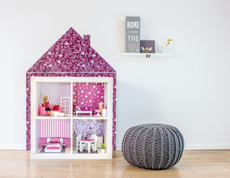 IKEA Kallax dollhouse Build this play house with the sticker Etsy