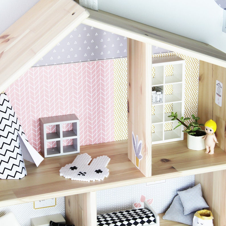 Sticker dollhouse dollhouse wallpaper FLISAT IKEA decal Etsy