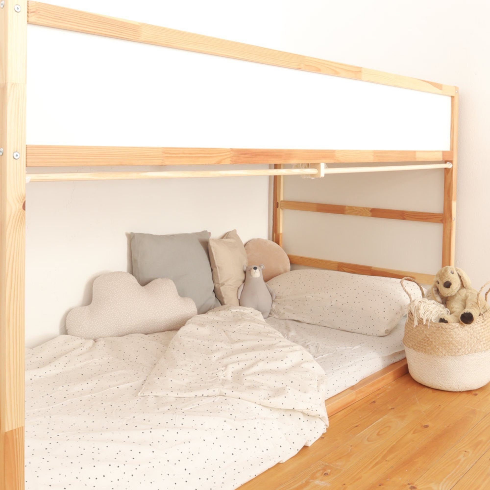 Curtain Rod for IKEA KURA Bed Etsy