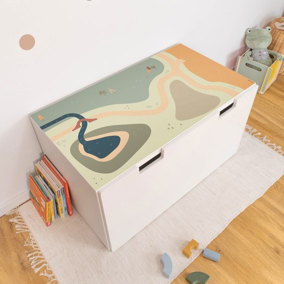 【たのメル便】IKEA STUVA Adhesive Film for IKEA STUVA / SMÅSTAD Bench With Box - Playground