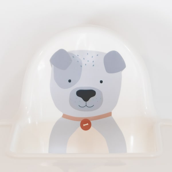 Adhesive film for IKEA ANTILOP children's high chair - dog