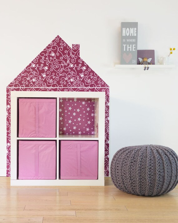 IKEA Kallax dollhouse Build this play house with the sticker Etsy