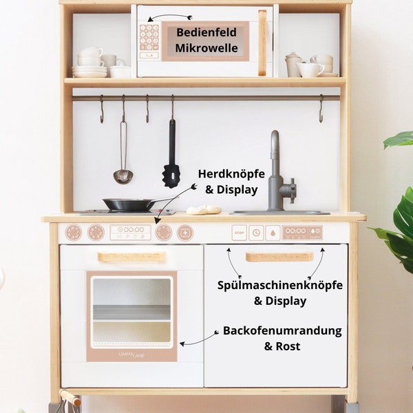 Accessori adesivi per la cucina per bambini IKEA DUKTIG - Toffee