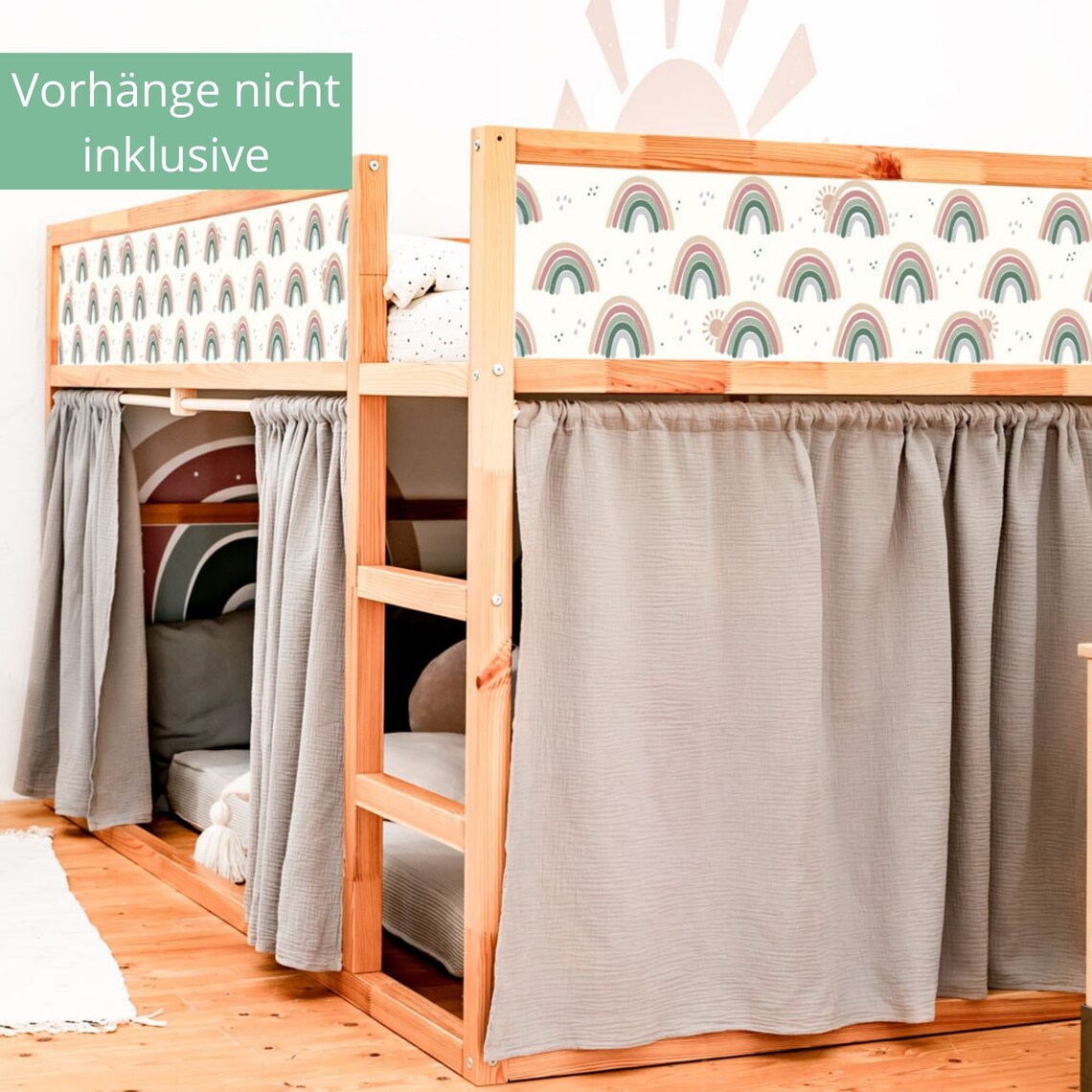 Curtain Rod for IKEA KURA Bed Etsy