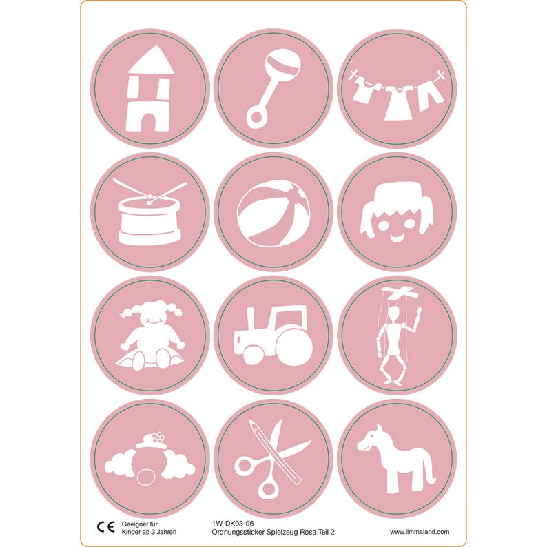 Toy box labels organiser organizer toy storage sticker Etsy