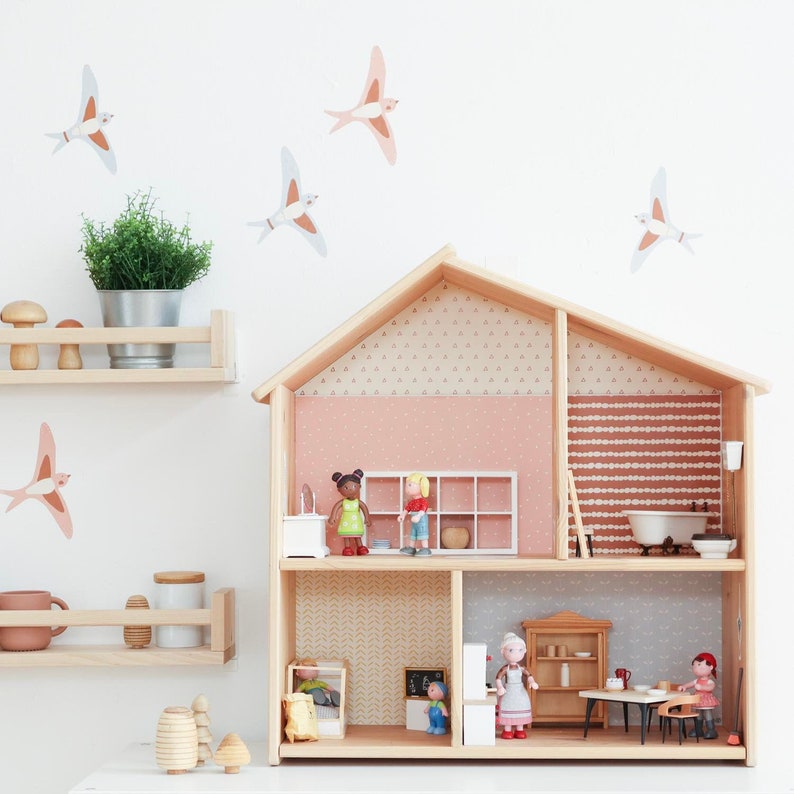 Sticker dollhouse dollhouse wallpaper FLISAT IKEA decal Etsy