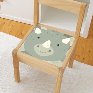 Adhesive foil for IKEA LÄTT high chair - dino