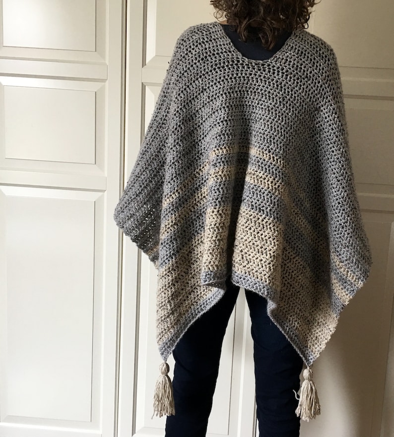 Crochet Wrap Pattern EASY Crochet Blanket Wrap Ruana Etsy Canada