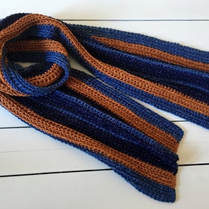 Easy Crochet Scarf PATTERN for Men Crochet Scarf Pattern - Etsy