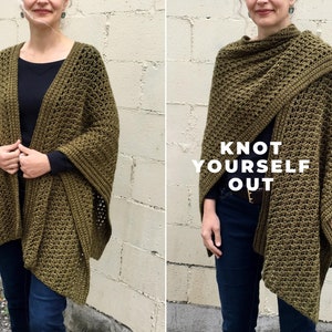 Digital Download PDF for Crocheted Ruana Pattern - Etsy