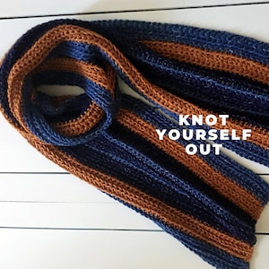 Easy Crochet Scarf PATTERN for Men, Crochet Scarf Pattern, Mens Scarves Crochet Pattern, Easy Crochet Patterns for Men, Scarf Patterns, PDF