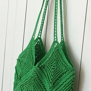 Crochet Tote Bag PATTERN, Crochet Pattern Tote Bag, Bag Pattern, Tote Pattern, Purse Pattern, Summer Bag Pattern, Pocketbook, Crochet Bag image 2