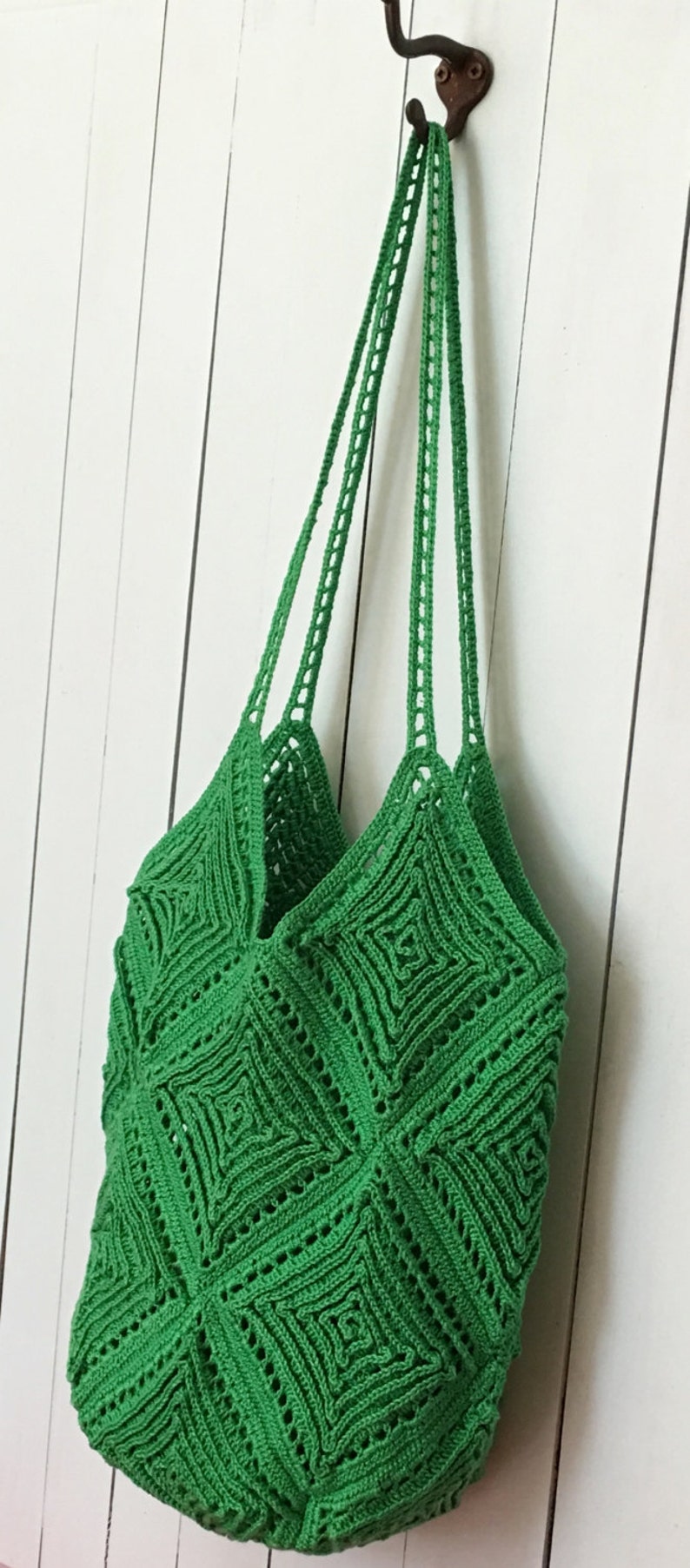 Crochet Tote Bag PATTERN, Crochet Pattern Tote Bag, Bag Pattern, Tote Pattern, Purse Pattern, Summer Bag Pattern, Pocketbook, Crochet Bag image 2