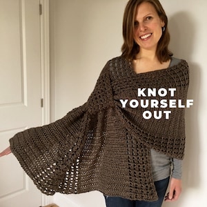 Easy Crochet Scarf PATTERN, Easy Crochet Wrap Pattern, Easy Shawl Pattern, Easy Crochet Patterns for Women, Boho Crochet, Tops for Women PDF