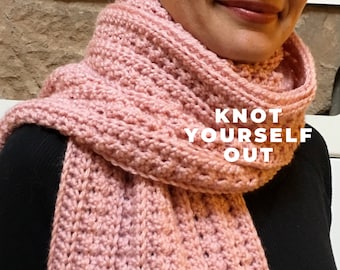 Easy Crochet Scarf PATTERN for Women, Crochet Pattern Scarf, Womens Scarves, Warm Winter Scarf Pattern for Women, DIY, Accessories, PDF