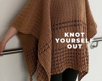 PATRÓN Poncho de Ganchillo Fácil, Patrón Envoltura de Ganchillo Fácil, Patrones de Ganchillo para Mujer, Patrón Suéter de Ganchillo, PDF, Crochet Boho, Top, DIY