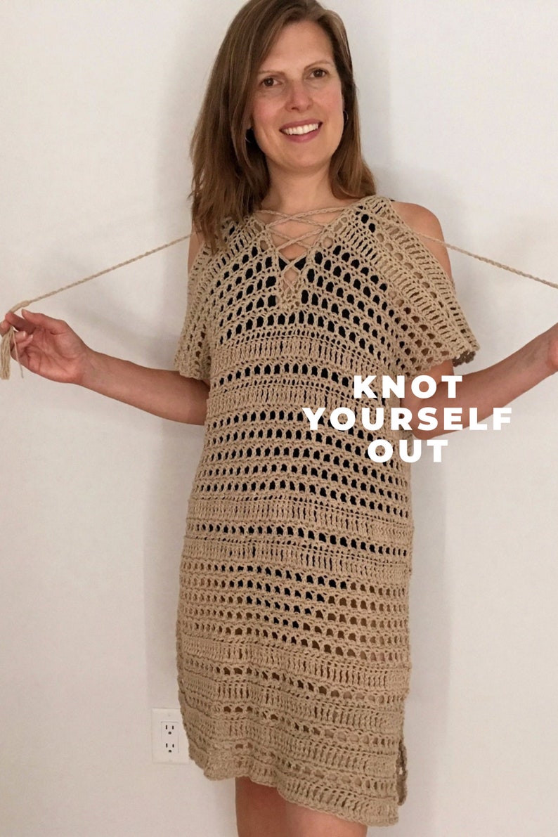 Beach Cover up PATTERN Crochet Bathing Suit Coverup Swim Etsy