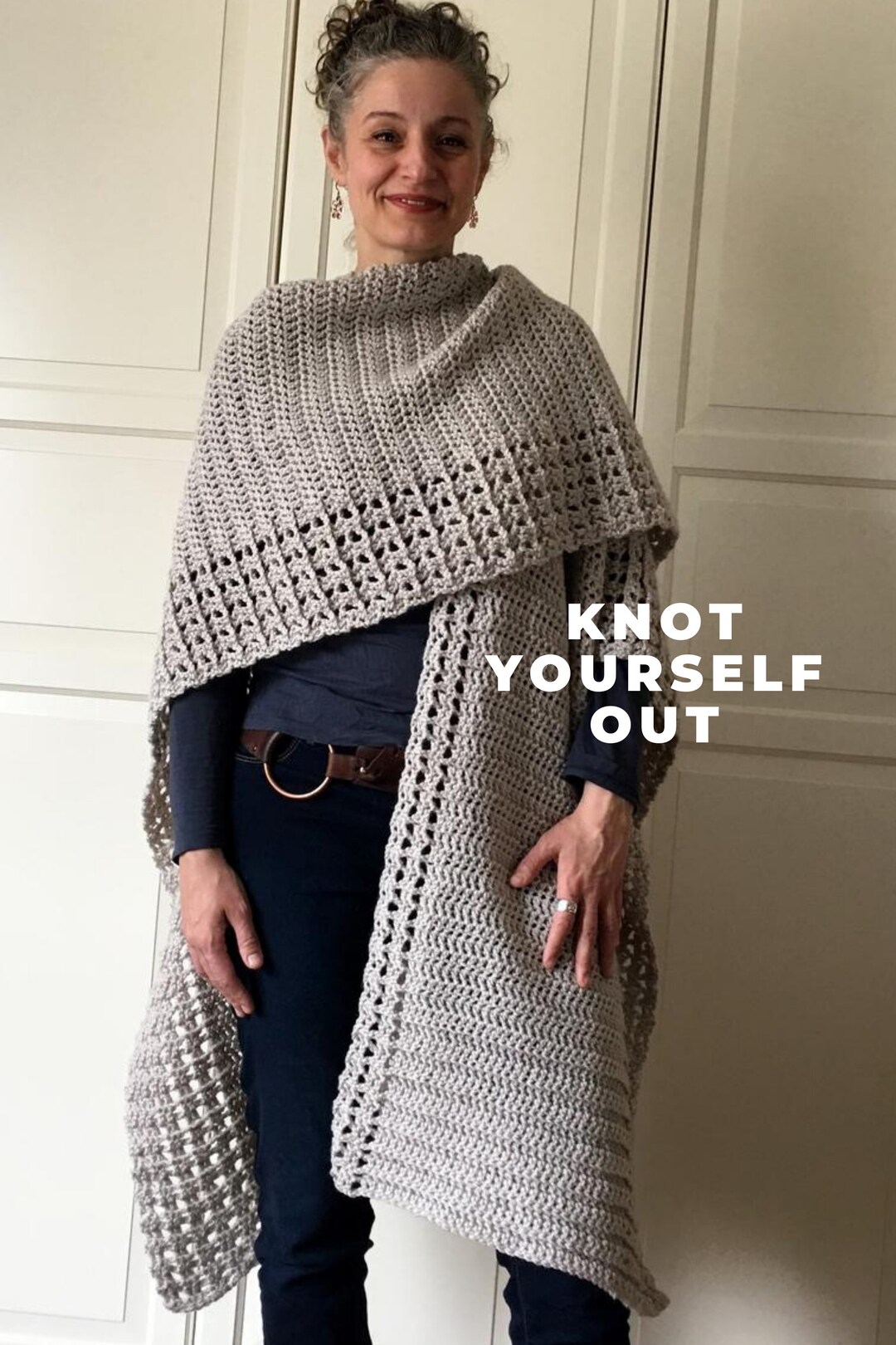 Crochet Ruana PATTERN, Crochet Cape Pattern, Crochet Top, Crochet Wrap ...