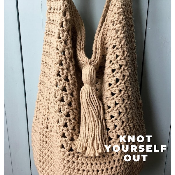 Crochet Bag PATTERN, Boho Bag Crochet Pattern, Crochet Bag, Slouchy Bag, Bag with Long Strap, Handbag, Crochet Purse PDF, Summer Bag, Beach