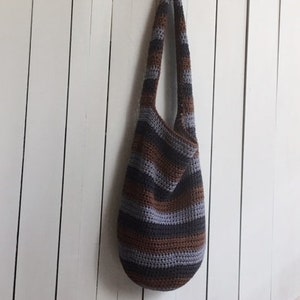 Crochet Bag PATTERN, Crochet Tote Bag Pattern, Crochet handbag, Boho Bag, Slouchy Bag, Long Strap, Summer Tote Bag, PDF, DIY, Summer Crochet image 4