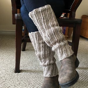 Crochet Leg Warmers PATTERN, Crochet Pattern Leg Warmers, PDF, Slouchy Leg Warmers Pattern, Tall Leg Warmers Pattern, Easy Leg Warmers image 5