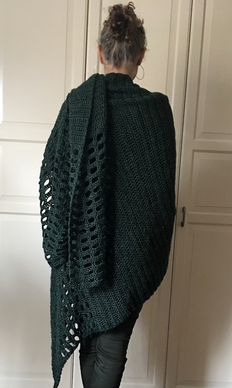 EASY Crochet Wrap PATTERN Easy Shawl Pattern Blanket Wrap Etsy