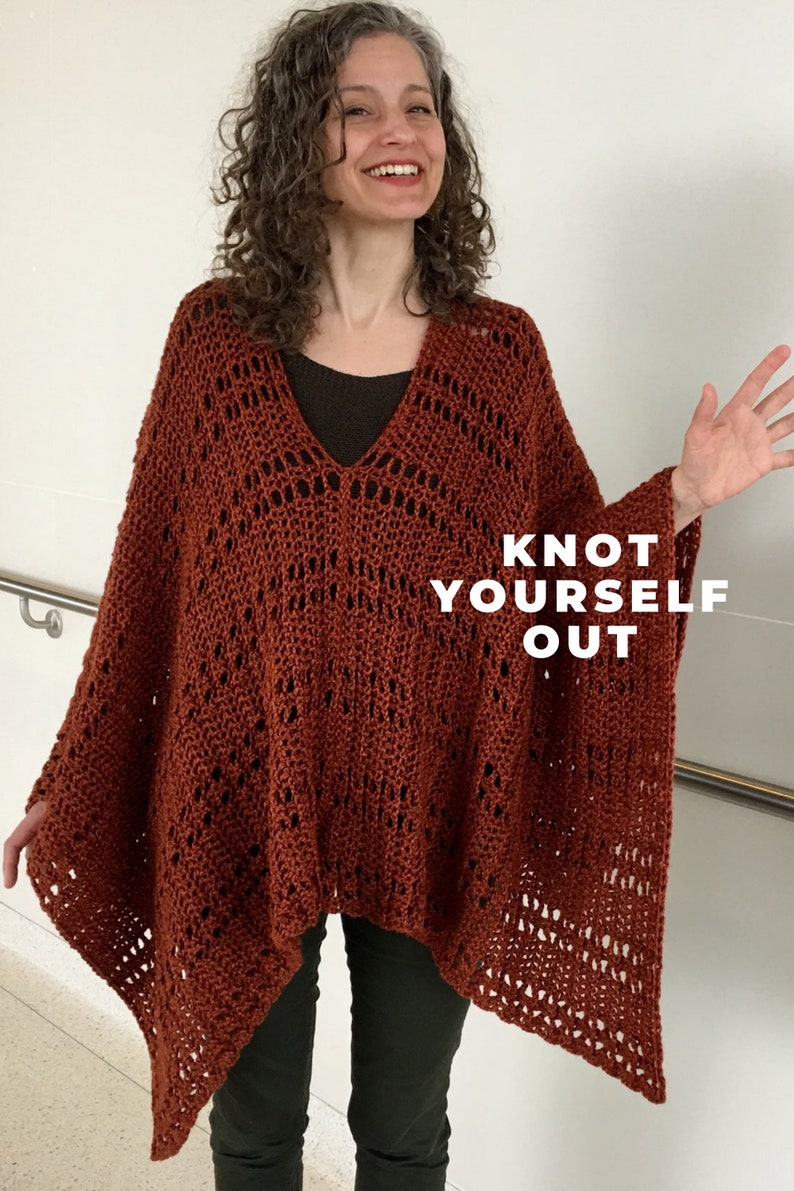 Easy Crochet Wrap PATTERN , Crochet Poncho Pattern, Boho Crochet Pattern, Crochet Patterns for Women, Crochet Sweater, Crochet Top, PDF, DIY image 1