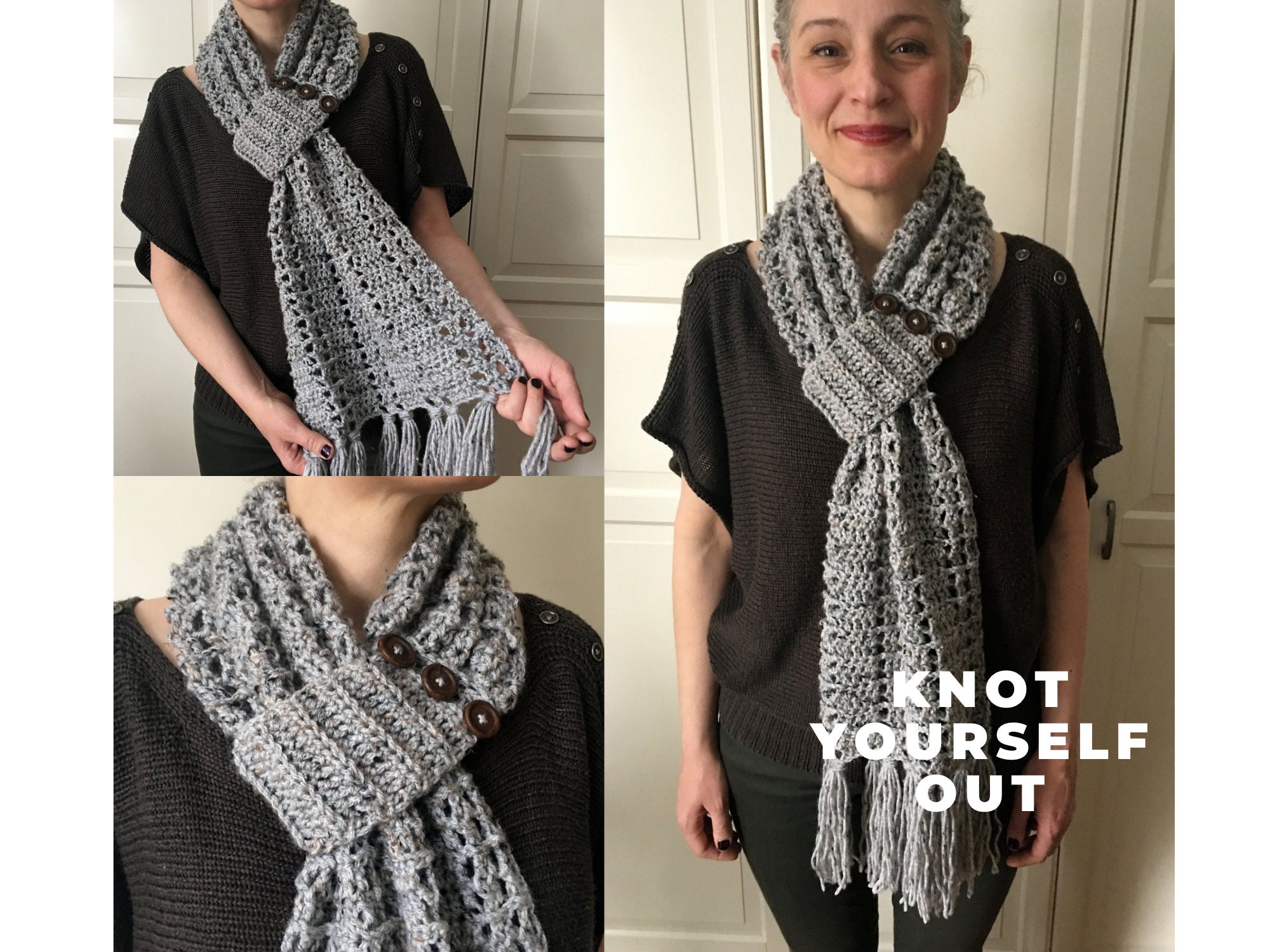 DIY Winter Scarf Tutorial on