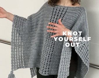 Patron de crochet châle facile, modèle de poncho au crochet, modèles de crochet pour femmes, modèle de boléro au crochet, vêtement, PDF, cardigan au crochet